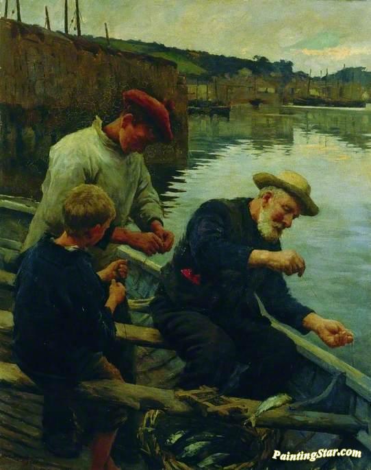 Newlyn, Cornwall Artwork by Stanhope Alexander Forbes