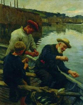 Newlyn, Cornwall Artwork by Stanhope Alexander Forbes