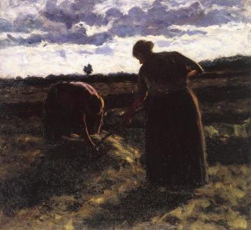 In the Field Artwork by Jozsef Koszta