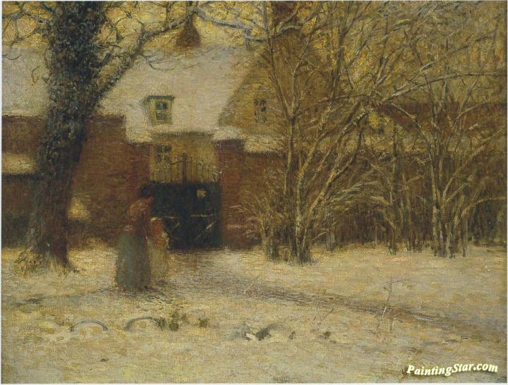 The House Artwork by Henri Le Sidaner