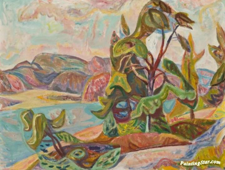 Landscape, Holmsbu Artwork by Aage Storstein