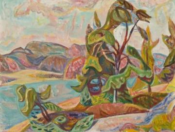 Landscape, Holmsbu Artwork by Aage Storstein