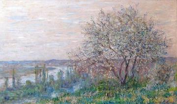 Spring in Vetheuil Artwork by Claude Oscar Monet