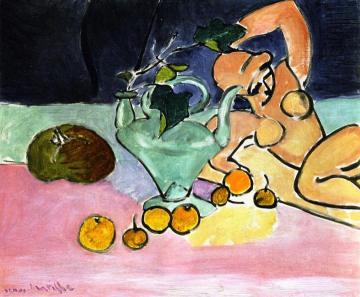 Sculpture and Vase with Ivy Artwork by Henri Matisse