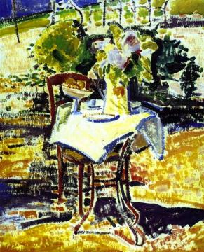 The Iron Table Artwork by Alfred Henry Maurer