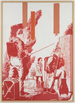 Stau Artwork by Neo Rauch