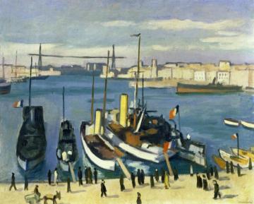 The Old Port, Marseille Artwork by Albert Marquet