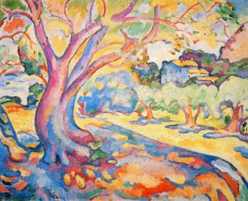 An Olive Tree Artwork by Georges Braque