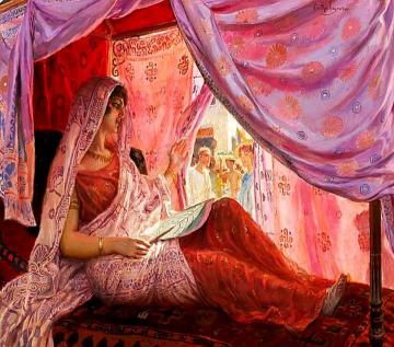 La Sultane Artwork by Georges Antoine Rochegrosse