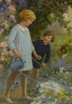 The Under-Gardener Artwork by Percy Tarrant