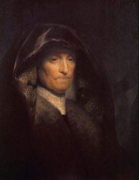 An Old Woman called 'The Artist's Mother' Artwork by Rembrandt van Rijn