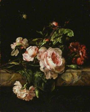 Group Of Flowers Artwork by Willem van Aelst