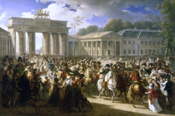 Napoleon In Berlin Artwork by Charles Meynier