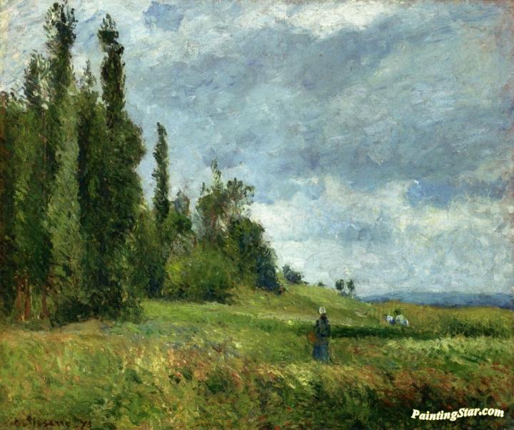 The Petit Bras of the Seine at Argenteuil Artwork by Camille Pissarro