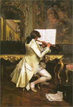 The Flute Player Artwork by Charles Bargue