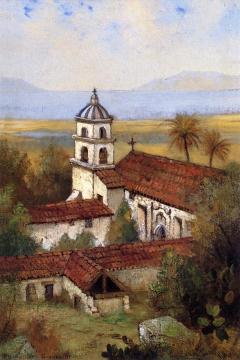 Mission San Buenaventura Artwork by Edwin Deakin