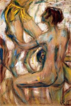 A Game On The Beach Artwork by Christian Rohlfs