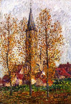 Moret-sur-Loing Artwork by Francis Picabia