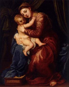 Virgin And Child Artwork by Titian