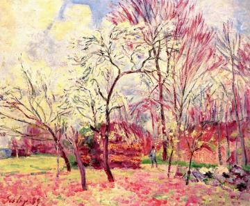 The First Day of Spring Artwork by Alfred Sisley