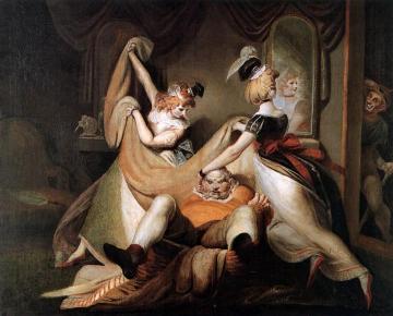 Falstaff In The Laundry Basket Artwork by Henry Fuseli