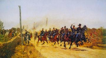 The Pursuit Artwork by William Trego