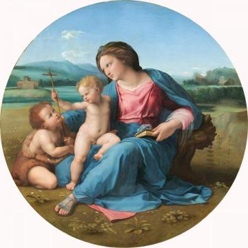 The Alba Madonna Artwork by Raphael