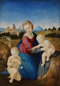 Madonna and Child with the Infant St John Artwork by Raphael