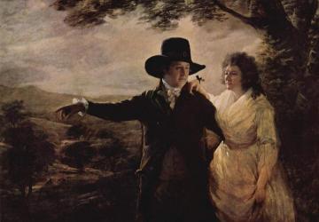 Portrait of Sir John und Lady Clerk Artwork by Henry Raeburn