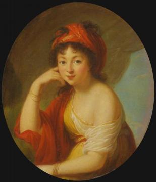 Princesse Pelagie Potocka Artwork by Elisabeth Vigee Le Brun