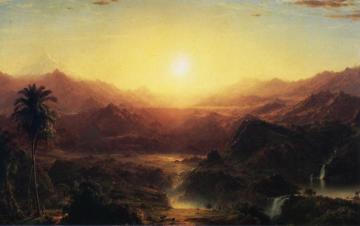 The Andes Of Ecuador Artwork by Frederic Edwin Church