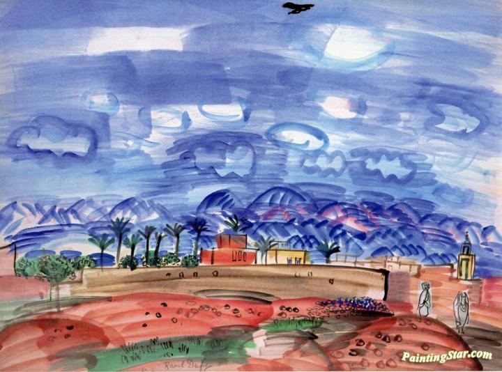 Marrakech, Bab Doukkala Artwork by Raoul Dufy