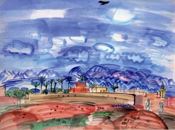 Marrakech, Bab Doukkala Artwork by Raoul Dufy
