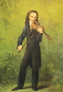 The Violinist Niccolò Paganini Artwork by Georg Friedrich Kersting