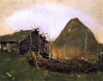 Haystacks Artwork by Valentin Serov