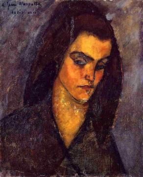 Beggar Woman Artwork by Amedeo Modigliani