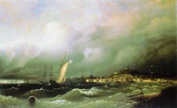 The Old Feodosia Artwork by Ivan Constantinovich Aivazovsky