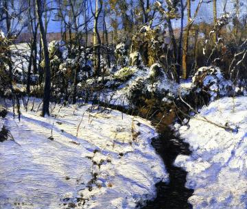 Winter Brook Artwork by Walter Emerson Baum