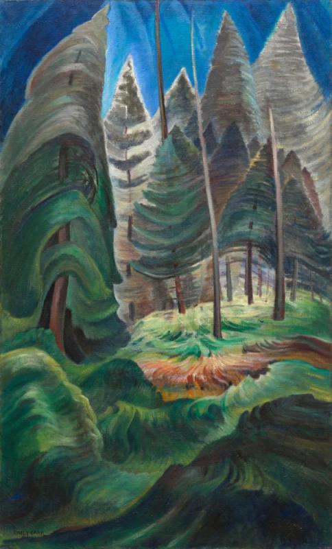 A Rushing Sea Of Undergrowth, 1935 Artwork by Emily Carr