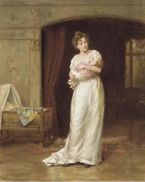 The Lullaby Artwork by George Goodwin Kilburne