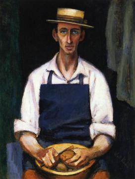 The Camp Cook Artwork by Walt Kuhn