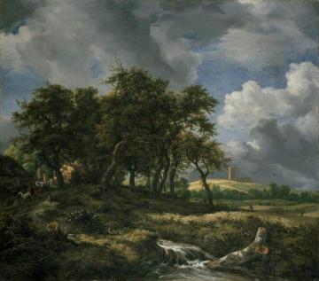 Landscape near Muiderburg Artwork by Jacob van Ruisdael