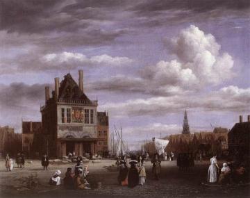 The Dam Square in Amsterdam Artwork by Jacob van Ruisdael
