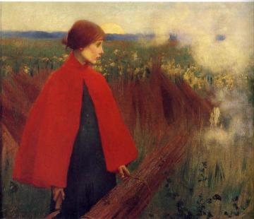 The Passing Train Artwork by Marianne Stokes