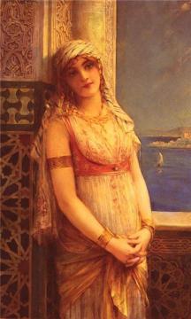 An Eastern Beauty Artwork by Leon Francois Comerre