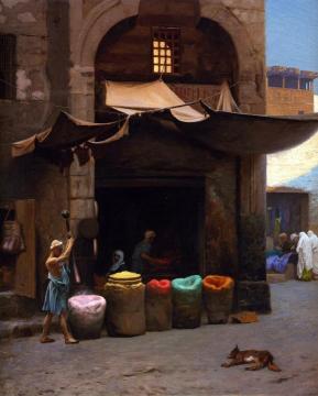 The Color Grinder Artwork by Jean Leon Gerome