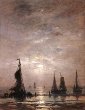 Evening Mood Artwork by Hendrik Willem Mesdag