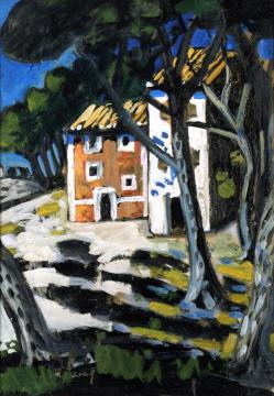 House in the Forest Artwork by Auguste Chabaud