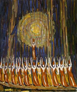 Josie Collins in "The Follies" Artwork by Allen Tucker