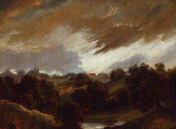 Hampstead, Stormy Sky Artwork by John Constable